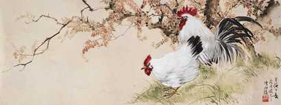 黄幻吾 双吉图 镜心